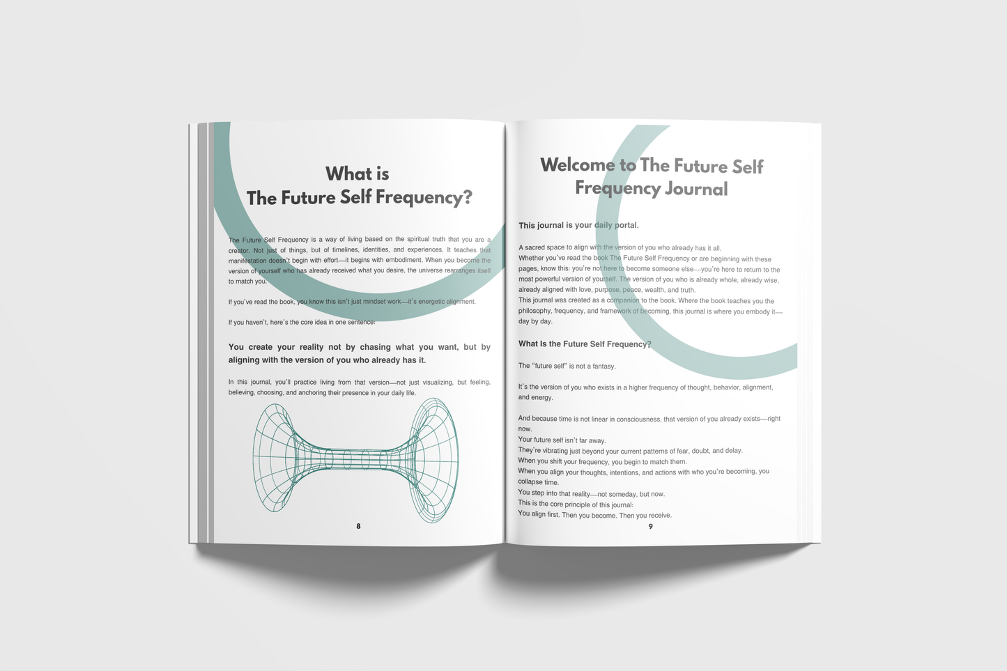 The Future Self Frequency Bundle — Paperback Book & Journal + Instant Digital Alignment Portal